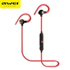 Беспроводные Bluetooth наушники AWEI Ear-hook A620BL, красные
