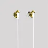 Наушники с микрофоном Remax RM-575 PRO In-Ear Earphone, золотые