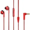 Наушники с микрофоном Baseus Encok Wire Earphones H03, красные