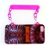 Дизайнерские накладки iPhone 5/5S (Just Cavalli) Clutch (Розовый)