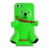Чехол MOSCHINO Bear для iPhone 5/5S Салатовый