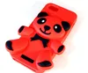 Чехол MOSCHINO Panda (Панда) для iPhone 5/5S Красный