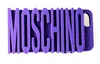 Силиконовый чехол Moschino word для iPhone 5/5S Фиолетовый