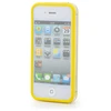 Бампер для iPhone 4 / 4S Прозрачный (Желтый)