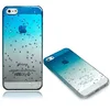 Чехол для Apple iPhone 5/5S с каплями (Голубой)