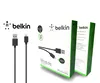 Кабель BELKIN Charge / Sync cable white Lightning для Apple iPhone, iPad, iPod (Черный)