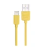 Дата-кабель REMAX Safe charge speed data cable Lightning для iPhone, iPad (Желтый)