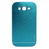 Алюминиевый чехол - накладка Motomo для Samsung Galaxy Grand GT-I9082, голубой