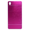 Алюминиевый чехол - накладка Motomo для Sony Xperia Z3, розовый