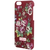 Чехол - накладка для iPhone 6/6s CATH KIDSTON HARD PLASTIC LACQUERED SHELL цветы, бордовый