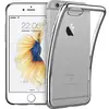 Чехол для iPhone 6 6S Silicone Case, прозрачный с серебряными краями