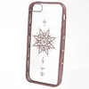 Чехол для iPhone 5 5S SE Silicone Case, солнце со стразами