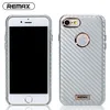 Защитный чехол для iPhone 7 Plus, Remax Carbon Creative Case, серебристый
