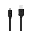 Плоский кабель Micro USB Hoco Х5 Bamboo Charging Cable, черный