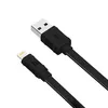 Плоский кабель для iPhone iPad iPod, Hoco Х5 Bamboo Charging Cable Lightning, черный