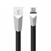 Плоский кабель Micro USB Hoco X4 Zinc Alloy Rhombic Charging Cable, черный