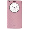 Умный чехол-книжка для LG G4 с чипом NFC, Quick Circle Case, нежно-розовый