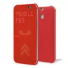 Умный чехол-книжка для HTC One E8 с активной крышкой, Dot View Flip Case, красный