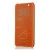 Умный чехол-книжка для HTC One ME с активной крышкой, Dot View Flip Case, оранжевый