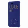 Умный чехол-книжка для HTC One A9 с активной крышкой, Dot View Flip Case, синий