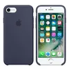 Силиконовый чехол для iPhone 7/8/SE 2020, Silicone Case, темно-синий