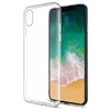Силиконовый чехол для iPhone X, TPU Transparent Case, прозрачный