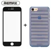 Комплект защитное стекло с рамкой + чехол для iPhone 7, Remax Tempered Glass Set, черный