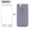 Комплект защитное стекло с рамкой + чехол для iPhone 7, Remax Tempered Glass Set, белый