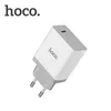 Универсальное сетевое зарядное устройство Type-C, Hoco C24 Bele Quick Charge 3.0, белое