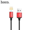 Магнитный кабель Micro USB, Hoco U28 Magnetic Adsorption Charging Cable, красный