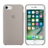 Силиконовый чехол для iPhone 7, Silicone Case, светло-коричневый