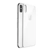 Защитное стекло на заднюю панель iPhone X, Baseus 4D Arc Back Glass Film, белое