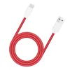 КабельType-C Hoco Х11 Rapid Charging Cable 5А, красный с белым