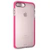 Противоударный чехол для iPhone 7 Plus, 8 Plus, G-Net Impact Clear Case, розовый с прозрачным