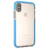 Противоударный чехол для iPhone X, G-Net Impact Clear Case, голубой