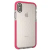 Противоударный чехол для iPhone X, G-Net Perforation Case, розовый с прозрачным