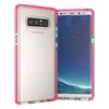 Противоударный чехол для Samsung Galaxy Note 8, G-Net Perforation Case, розовый с прозрачным