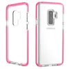 Противоударный чехол для Samsung Galaxy S9 Plus, G-Net Impact Clear Case, розовый с прозрачным