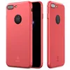 Защитный чехол для iPhone 7 Plus, 8 Plus, Baseus Super Slim Solid Color TPU Case, красный