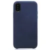 Чехол для iPhone X, G-Net Alcantara Cover, темно-синий