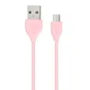 Кабель Micro USB, Remax Lesu Data Cable RC-050m, розовый