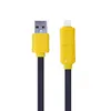 Универсальный кабель Lightning + Micro USB 2 в 1, Remax International RC-27t Data Cable, желтый
