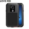 Противоударный чехол для LG G7, Love Mei Powerful Metal Case, черный