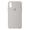 Силиконовый чехол для iPhone X/XS, Silicone Case, серый