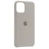 Чехол для iPhone 11 Pro Max, G-Net Silicon Case, светло-серый