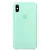 Чехол для iPhone XS Max, G-Net Silicon Case, нежно-голубой