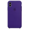Чехол для iPhone XS Max, G-Net Silicon Case, фиолетовый