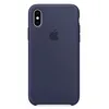 Чехол для iPhone XS Max, G-Net Silicon Case, темно-синий