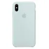 Чехол для iPhone XS Max, G-Net Silicon Case, светло-серый