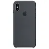 Чехол для iPhone XS Max, G-Net Silicon Case, темно-серый
